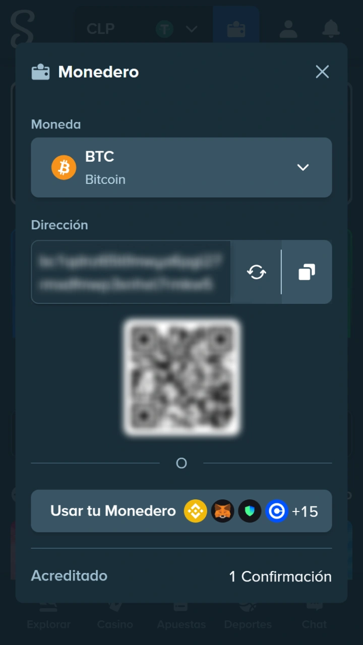 Deposita fondos en tu cuenta de forma segura antes de realizar apuestas en Stake MMA.